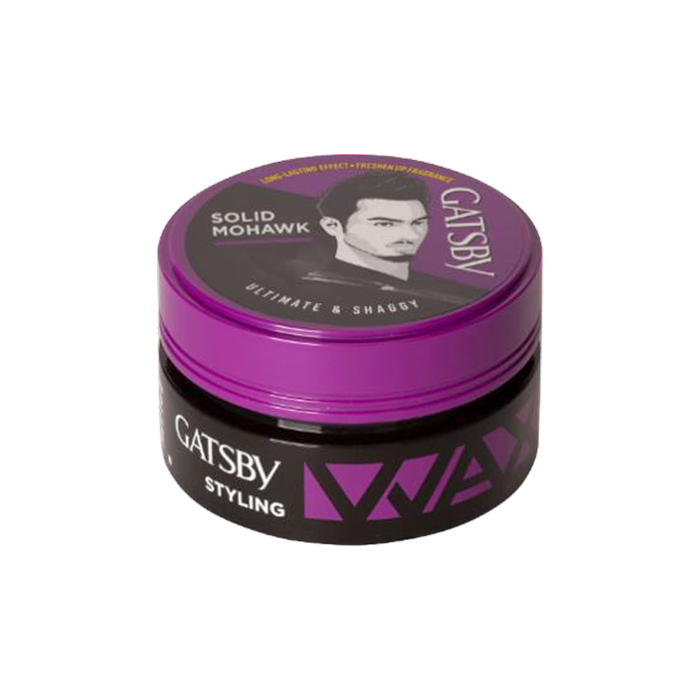 Gatsby Styling Wax Power & Spikes 25g (ពណ៍ផ្កាឈូកចាស់)