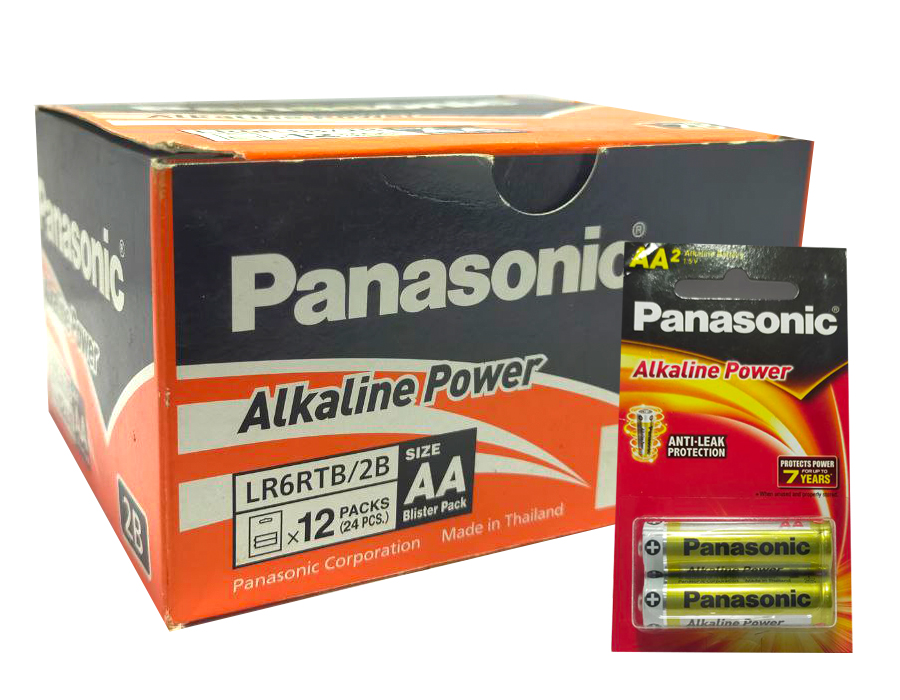 ថ្មថាមពល Panasonic Alkaline AA