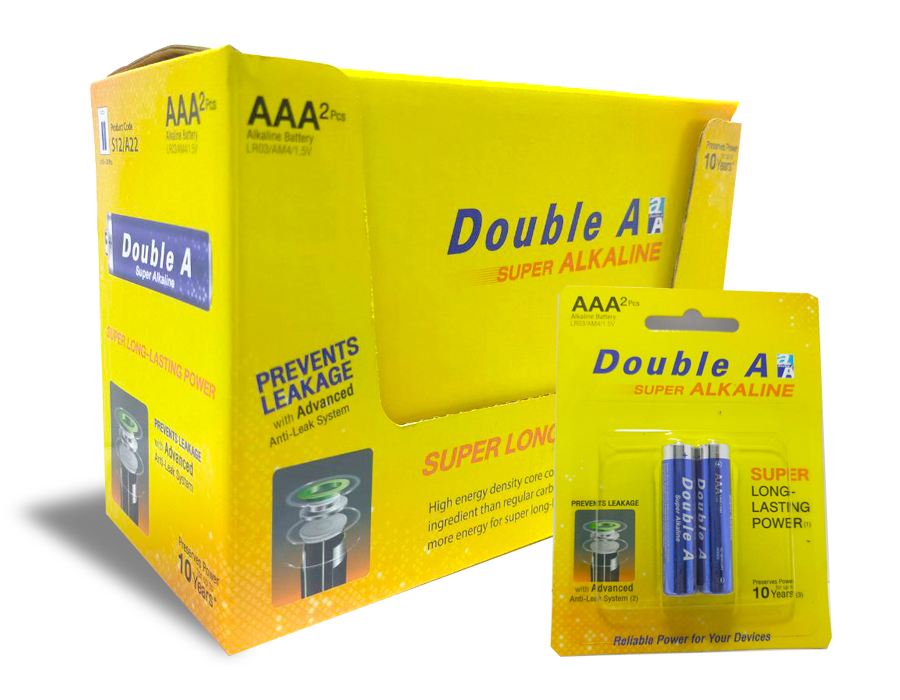 ថ្មថាមពល Double A ( AA, AAA)