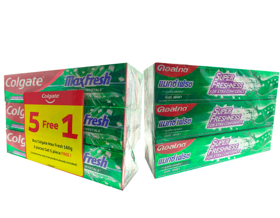 Colgate ប្រេះធំមាន​ 6ប្រអប់ ចំណុះ 100ml