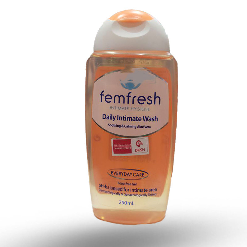 ​ទឹកអនាម័យ FEMFRESH ដែលមានចំណុះ 250ml