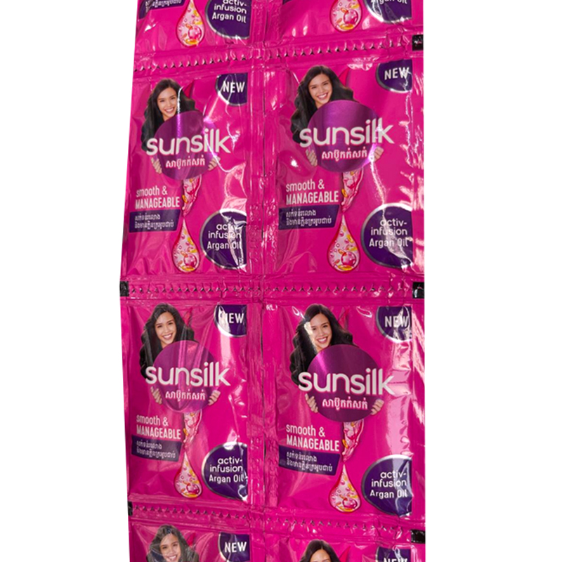 ​សាប៊ូកក់សក់ Sunsilk ខ្សែផ្កាឈូក​ 5ml x 12 កញ្ចប់