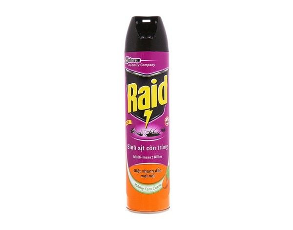 ថ្មាំបាញ់មូស Raid មានចំណុះ 600ml