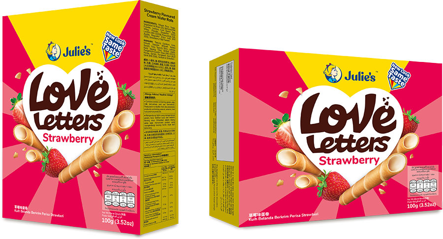 Love Letters Strawberry​ មានចំណុះ 100g